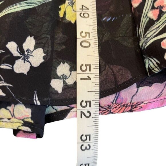 Great Jones Navy Floral Halter Maxi Dress Pockets Women's Size Medium - Picture 15 of 15